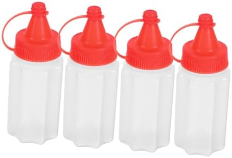16 Pcs Mini Condiment Squeeze Bottles Set