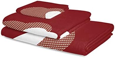 Valentine Love Towel Set for Bathroom and Kitchen