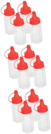 Mini Mustard Squeeze Bottles Reusable Portable Design 12-Pack Mustard Bottle Set