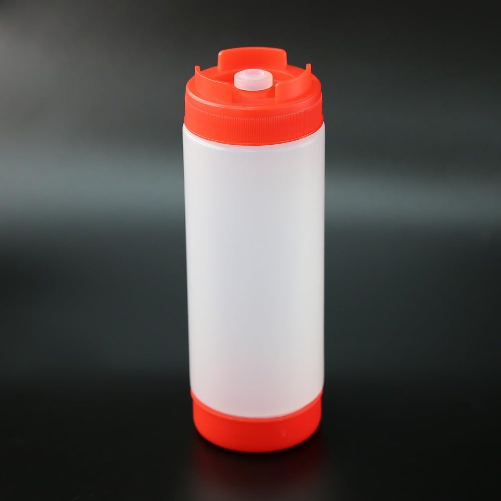 20 Oz Inverted Design Condiment Squeeze Bottle Refillable for Salad Dressing
