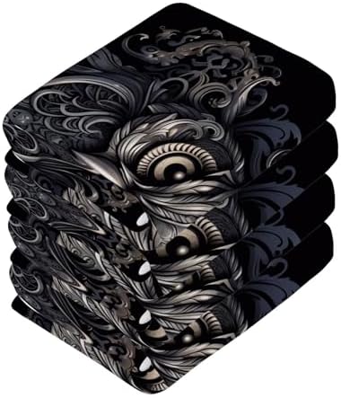 Yettasbin Owl Washcloths x2