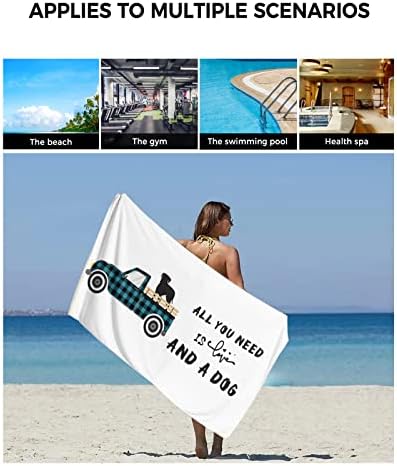 Shine-Home Farm Checkered Towel Set for Home Travel