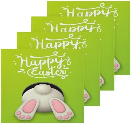 Easter Bunny Tail Reusable Washcloths