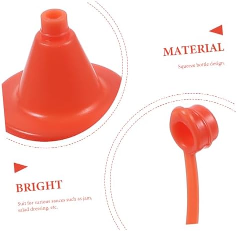 PRETYZOOM Reusable Condiment Squeeze Bottles for Ketchup Honey BBQ Sauce