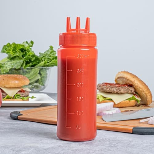 12 Oz Ketchup Squeeze Bottles - 6-Pack