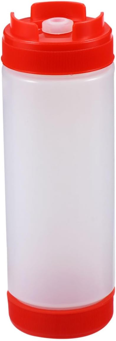 Double Head Squeeze Bottle 20oz Premium Condiment Dispenser for Kitchen Dining