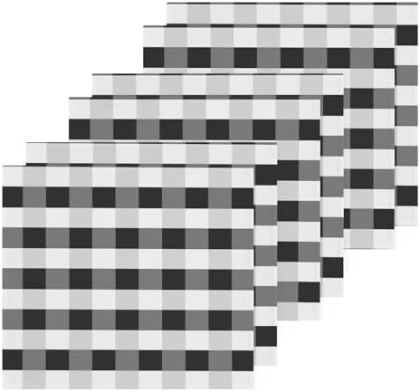 Soft buffalo plaid washcloths