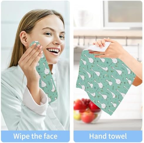 xigua Cute Goose Washcloth Set - Fast Drying Multi-Purpose Towels