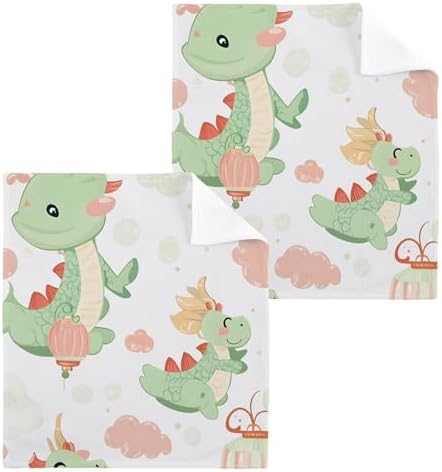 Fast Drying Cartoon Washcloth Set for Bathroom Kitchen