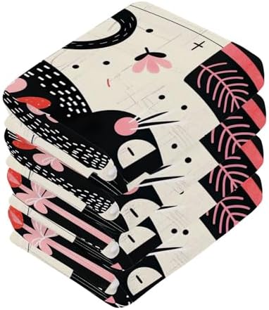 Yettastbin Washcloth Set for Cats