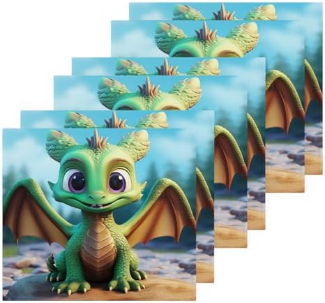 Cute Dragon Washcloth 2 Pack