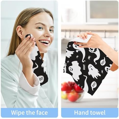 Halloween Ghost Washcloths 2-Pack