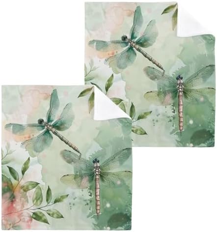 YETTASBINDragonfly Washcloth - Soft Reusable Perfect for Washroom Travel