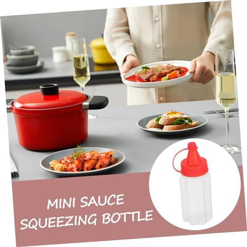 Mini Squeeze Condiment Bottles for Outdoor Use