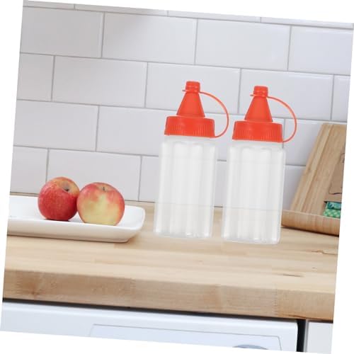 Mikinona 4-Piece Condiment Squeeze Bottle Set Kitchen Organizing Made Easy