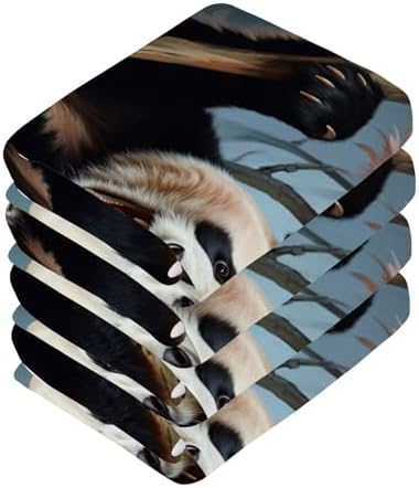 YETTASBINPanda Washcloths 2 Pack Soft Reusable Towels