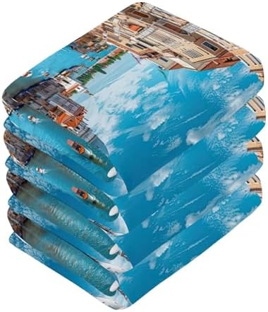 Seaside Washcloth Set Soft Reusable 12x12