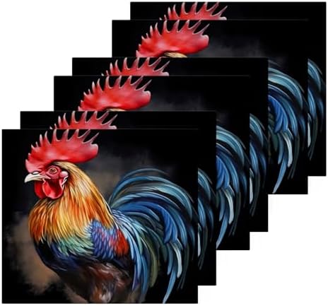 Rooster Soft Reusable Washcloth Set