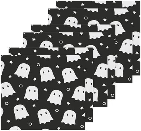 Halloween Ghost Washcloth Set - Spooky Soft Reusable Face Towels