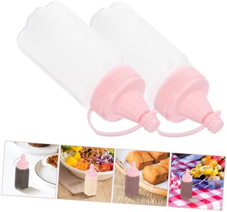 NAMOARLY Honey Jars with Dipper Reusable Condiment Bottles