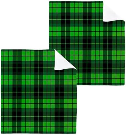 Reusable Buffalo Plaid Soft Cotton Face Towels