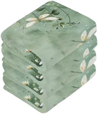 Dragonfly Soft Washcloth Set 2-Piece 12x12 inches