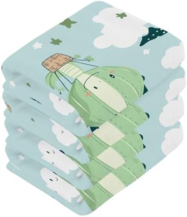 Stunning Green Dragon Washcloth Set Multi-Pack