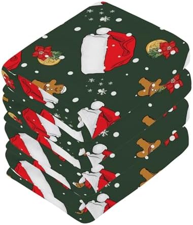 Xigua Christmas Hats Washcloth Set