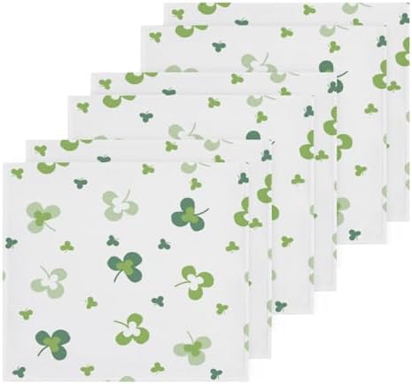 St Patricks Day Clover Washcloth Set Perfect for Daily Use