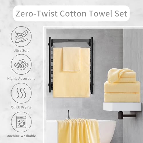 Luxury 4-Piece 100 Cotton Bath Towel Set