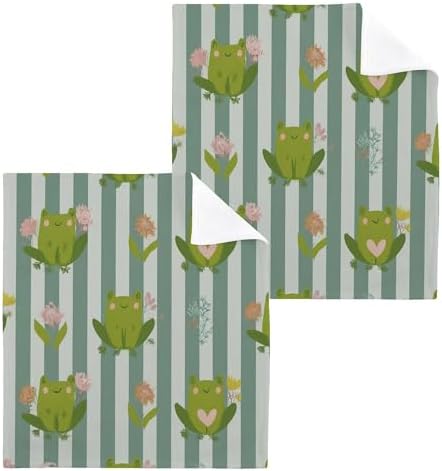 Cute Frog Washcloth 2 Pack