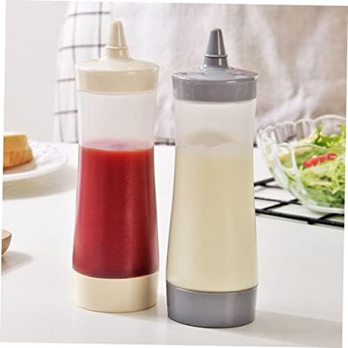 NAMOARLY 2 Pcs Reusable Condiment Squeeze Bottles