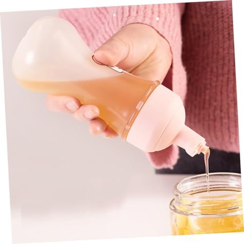 2x 350ml Squeeze Bottles Kitchen Condiment Dressing Dispensers