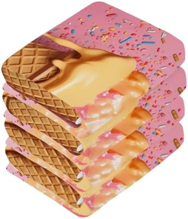 Yettasbin Ice Cream Washcloth 2-Pack