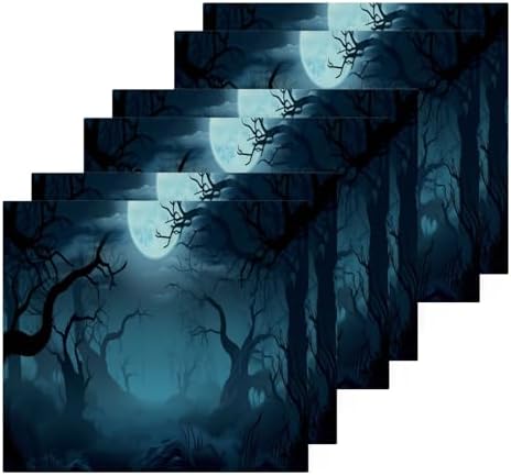 Scary Forest Washcloths 2-Pack Soft Reusable 12x12