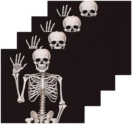 2-Pack Mini Skeleton Towels for Multi-Purpose Use