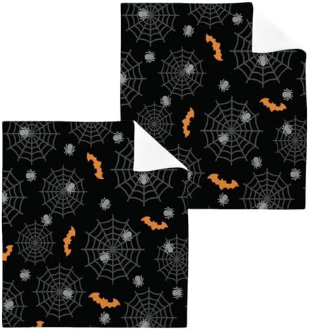 personalized Halloween Spider Washcloth 2-Pack