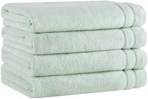 Comfort Spaces Extra Large Bath Towel Set 4 Piece 30x60