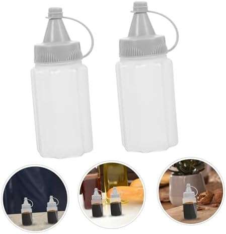 Mikinona Mini Refillable Ketchup Honey 4PCS Ultimate Compact Kitchen Solution