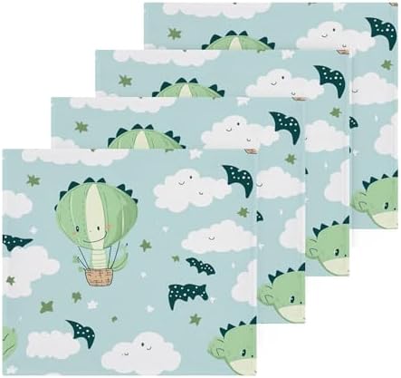 Stunning Green Dragon Washcloth Set Multi-Pack