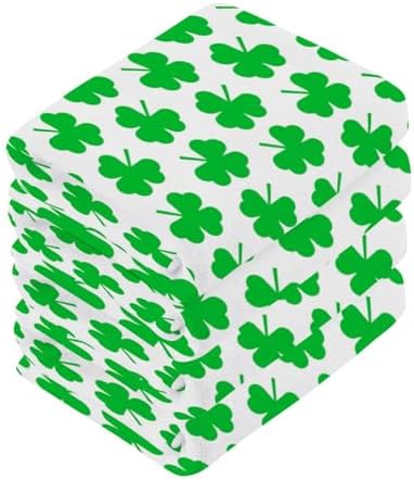 St Patrick Day Washcloths 2 Pack Soft Absorbent Cotton Towels