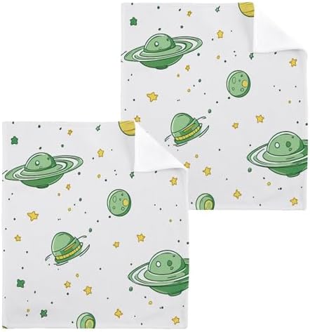 Xigua Planet Washcloths Set of 2 12x12 Inch