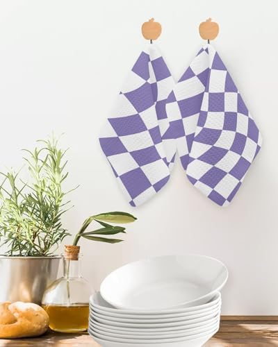 Imagine 4 Essential Purple Waffle Towels for Your Kitchen More