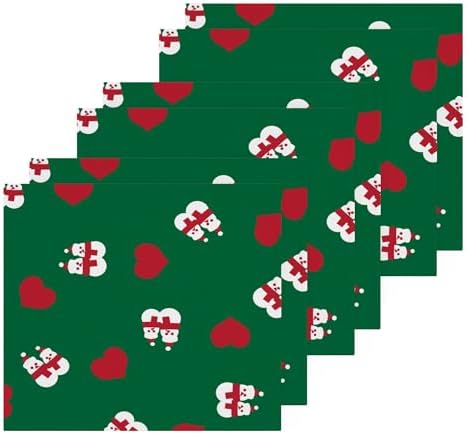 Xigua Christmas Snowman Washcloths Set