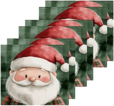 Xigua Santa Claus Washcloth Set 2-12 x 12