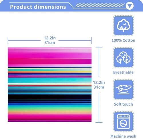 Mexican Stripes Washcloth Set 2-Piece