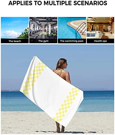 High-Quality Abstract Lattice Towels Set