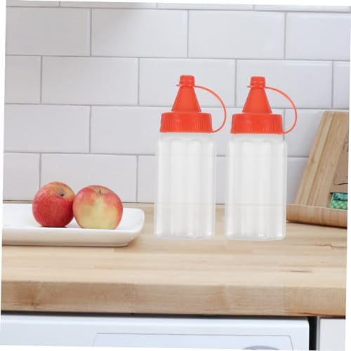 BIUDECO 4-Piece Squeeze Condiment Bottles