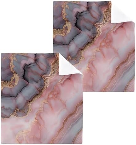 High-Quality Gray Agate Washcloth Set