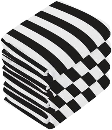 Stripes 2-Pack Highly Absorbent Soft Cotton Towels